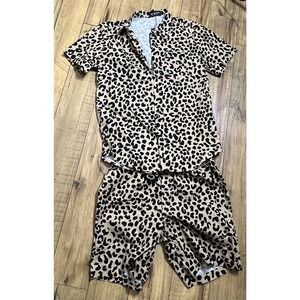 Nwt Luc Matton 2pc pajamas small